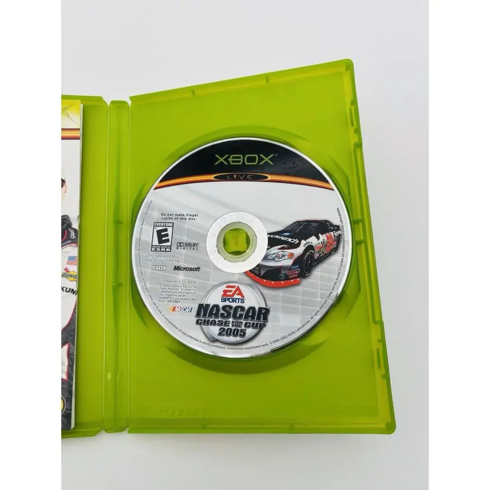 NASCAR 2005: Chase for the Cup (Original Xbox) CIB COMPLETE TESTED WORKS VG